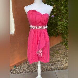 Lilly Pulitzer White and Pink Dress